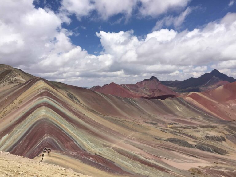 vinicunca in the dry season