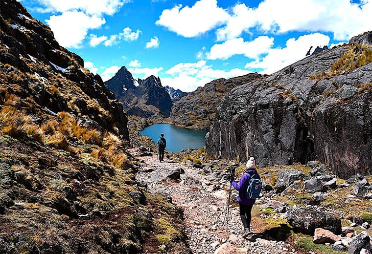 lares trek to Machu Picchu - lake
